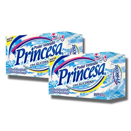 Princesa Jabón Azul Veteado con Glicerina 350g