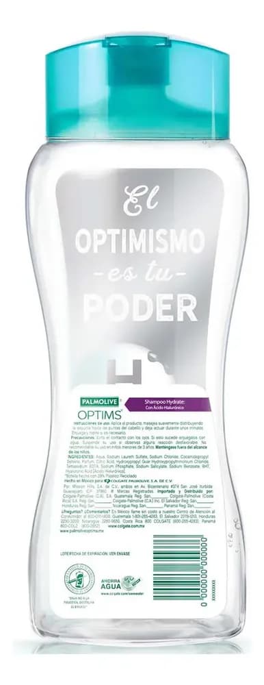 Shampoo Palmolive Optims H Hydrate con Ácido Hialurónico 680ml