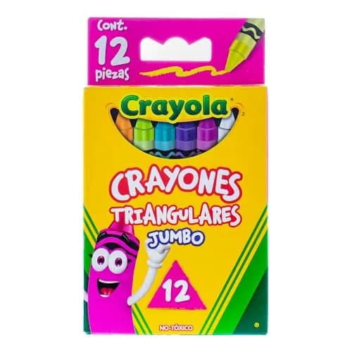 Crayola 12 Crayones Triangulares Jumbo