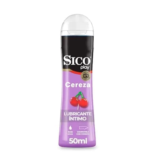 Sico Play ¡Cereza! Lubricante Íntimo Sabor cereza envase de 50 ml