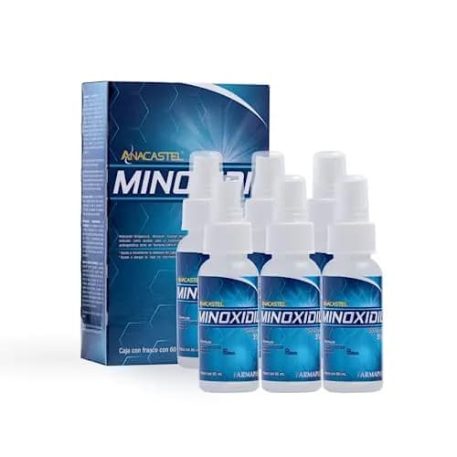 Anacastel Minoxidil 5% Solución en Spray para Cabello, Barba y Bigote