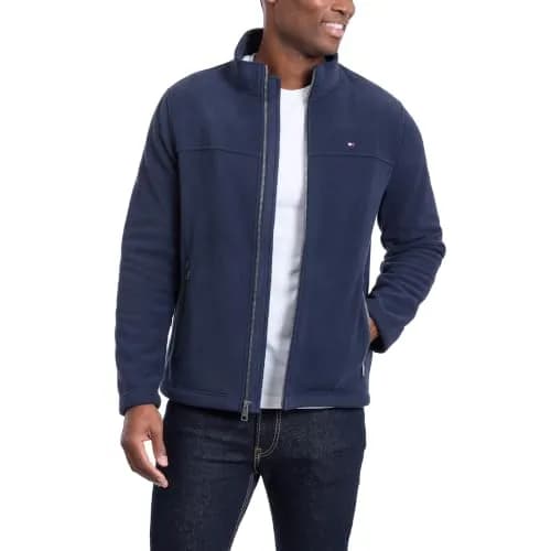 Tommy Hilfiger - chamarra de forro polar clásica