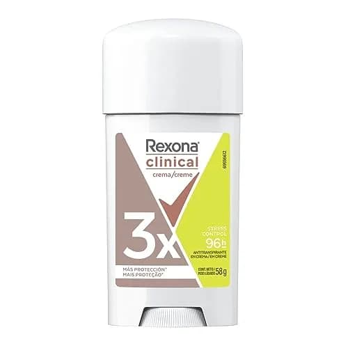 Rexona Antitranspirante Clinical Stress Control en Soft Solid para Mujer 58 g