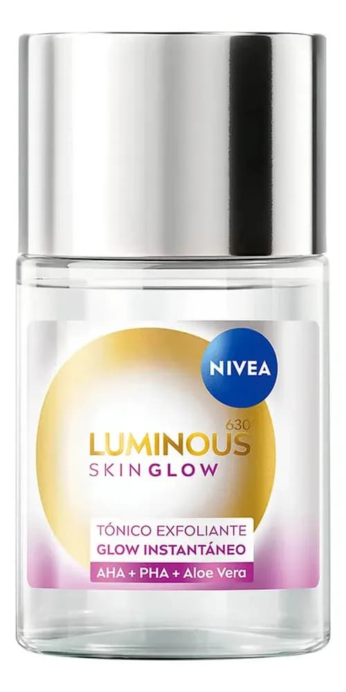 NIVEA Tónico Exfoliante Glow Instantáneo 100 ml: Exfoliación Suave y Efectiva para una Piel Uniforme y Radiante