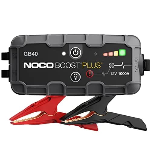 NOCO Boost GB40: Arrancador de batería de Auto 1000A – Booster de Litio portátil 12V, Power Bank y