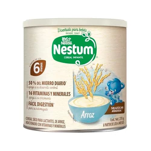 Cereal Infantil Nestum Etapa 1 Arroz Lata 270g