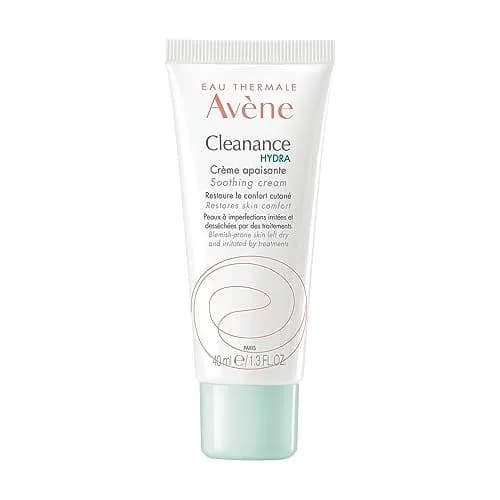 AVENE Cleanance Hydra, Crema Facial Hidratante y Calmante para Piel Grasa, con Glicol, 40 ml