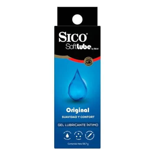 Sico Softlube Original, Lubricante Íntimo en Gel de 56.7g