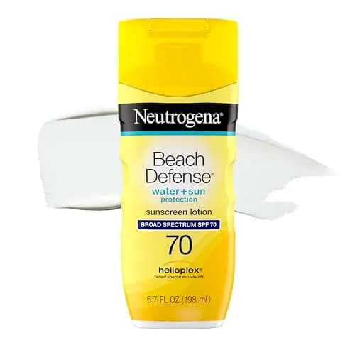 NEUTRÓGENA | Bloqueador Protector Solar 70 SPF Solar Beach Defense | Resistente al Agua | Loción