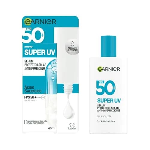 Garnier Super UV Protector Solar Facial Anti-Imperfecciones FPS 50+