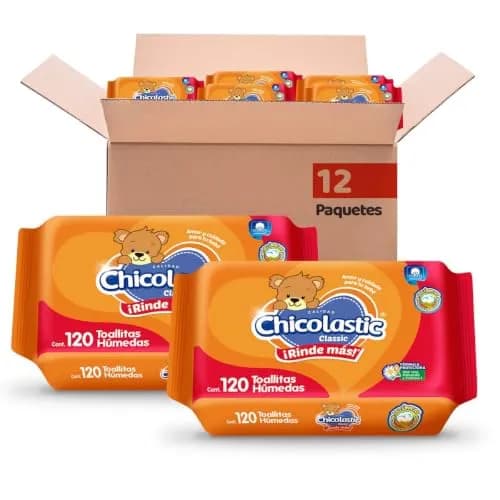 Chicolastic Classic, Toallas Húmedas para Bebé, 1440 Toallas