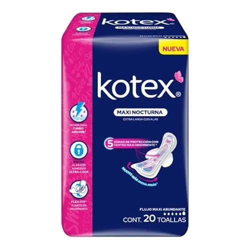 Kotex Maxi Nocturna Extra Larga