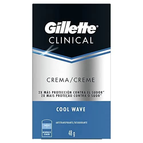 Gillette Antitranspirante Clinical Creme Cool Wave 48 G