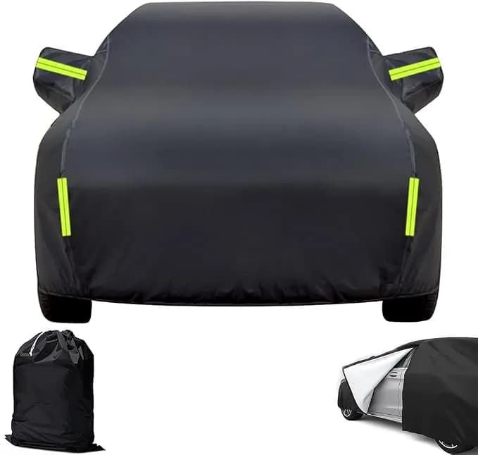 VEKENSEE Cubierta para Auto Impermeable, Funda Coche Exterior Lona para Coche Cubierta para