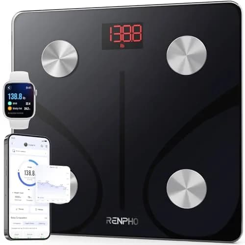 RENPHO Escala de grasa corporal bascula de IMC inteligente Escala de peso inalámbrica de baño