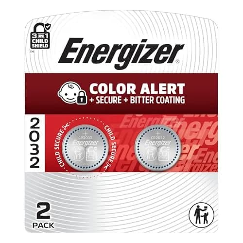 Energizer Pilas de Litio CR2032 3V Tipo Botón – para Dispositivos Electrónicos