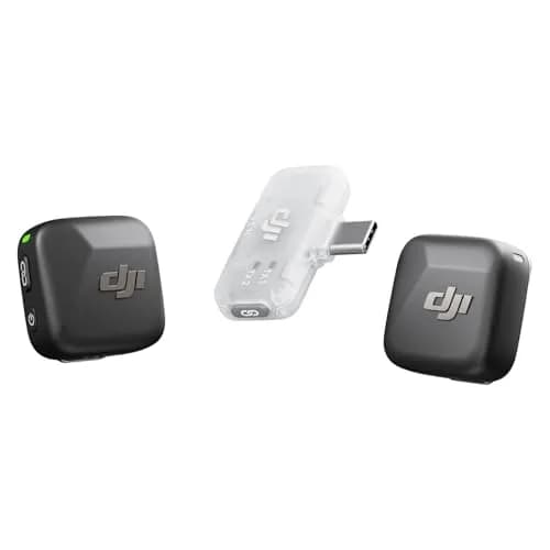 dji Mic Mini (2 TX + 1 RX móvil), micrófono lavalier inalámbrico para iPhone 17/16/15 y