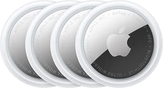 AirTag de Apple (2.ª generación) 4 Piezas: Rastreador para Llavero