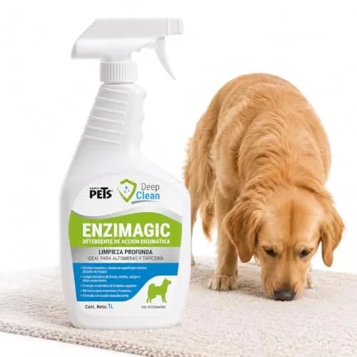Fancy Pets Deep Clean Enzimagic Limpiador Eliminador de Manchas y Olores de Perros y/o Gatos en