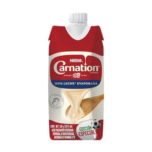 Carnation Leche evaporada Nestlé Clavel original