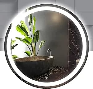 Raganet Espejo Redondo con Luz LED
