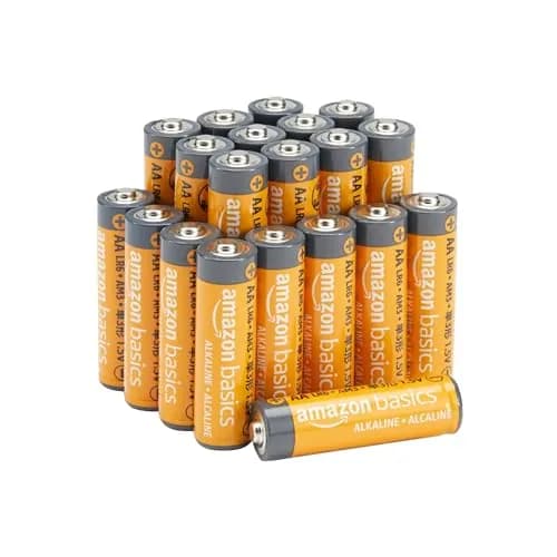 Amazon Basics 20 Pilas alcalinas AA de alto rendimiento
