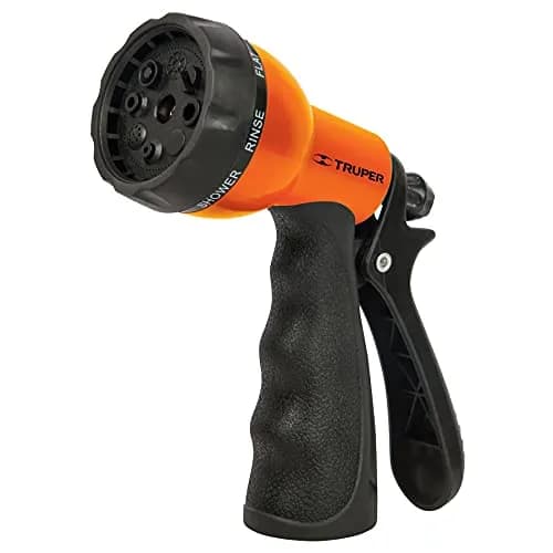 Truper PR-409, Pistola plástica para riego, 8 funciones
