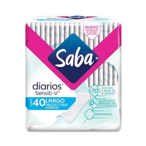 Saba Protectores Diarios Sensiti-v 40 piezas