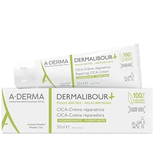 Aderma Dermalibour+ Cica-Crema Reparadora Calmante para Piel Irritada