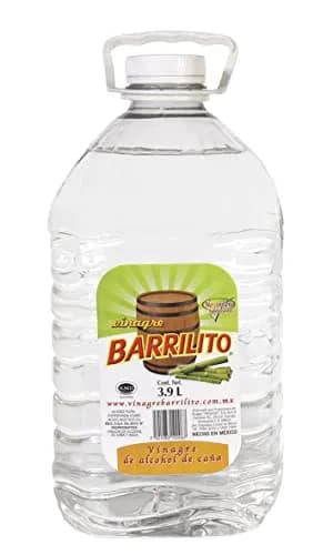 Barrilito Vinagre Blanco, Alcohol Caña, 3900 Mililitros