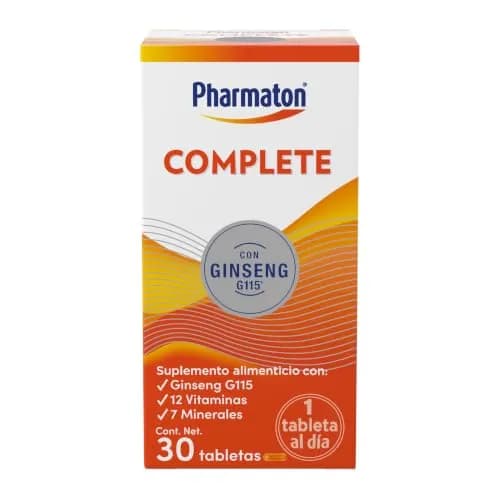 Pharmaton Complete Suplemento Alimenticio para Adultos