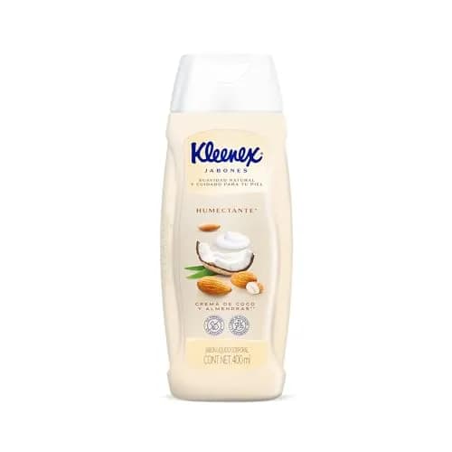 Kleenex Jabón Corporal Crema de Coco y Almendras