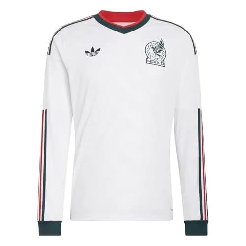adidas Jersey de Fútbol Visitante Selección Nacional de México 26 Manga Larga para Hombre
