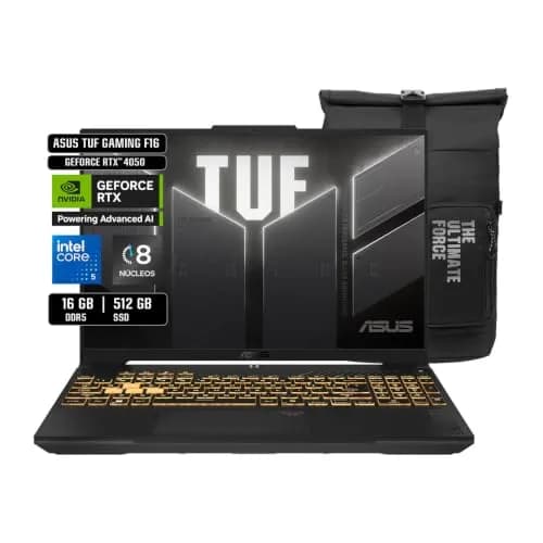 ASUS TUF Gaming F16 Intel Core 5/NVIDIA GeForce RTX 4050/ 16GB- 512 SDD/FHD+ 16:10 144Hz/Wi-Fi 6 +