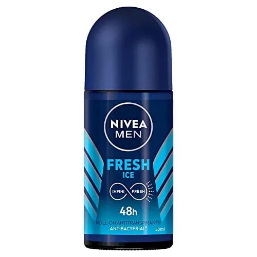 NIVEA MEN Desodorante Antibacterial, Fresh Ice (50 ml) 48 horas Protección Antitranspirante para