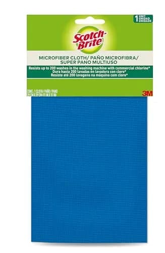 Scotch Brite, 3M, Paño de Microfibra No Raya ni Deja Pelusas, Contiene 1 Pieza, Varios Colores, 29