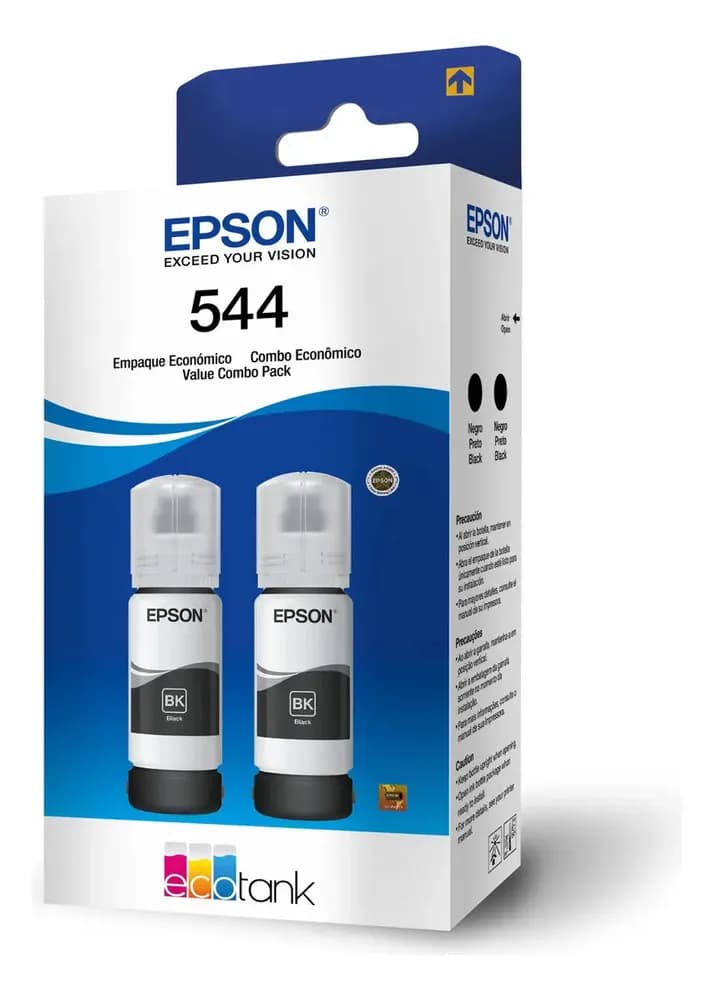 Epson Ecofit Botellas de Tinta Color Negro T544 2 Unidades