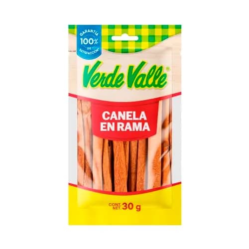 Verde Valle Canela En Rama - 30 g