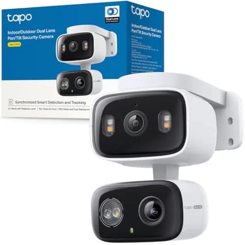Tapo TP-Link C246D Cámara de Seguridad WiFi 2K QHD Doble Lente