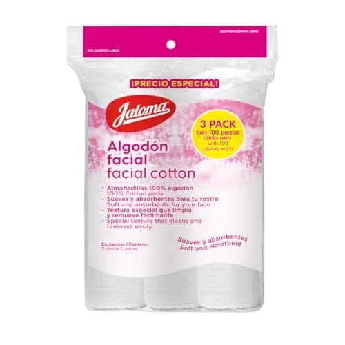 Jaloma | Tri-pack de Algodón Facial