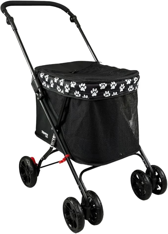 TRENDY Pets - Carriola Tipo Wagon Para Mascotas Puppy Time Negro
