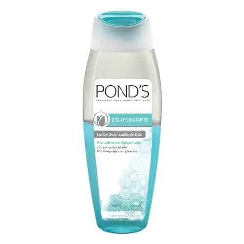 Loción Desmaquillante Dual Pond's Bio-Hydratante 200 ml