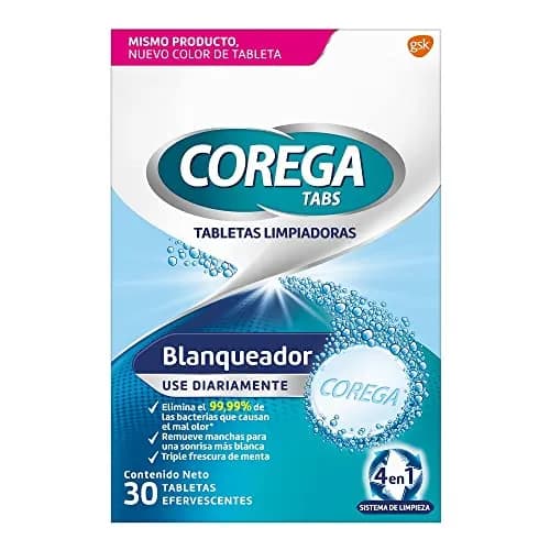 Corega Tabletas Limpiadoras 30 pz