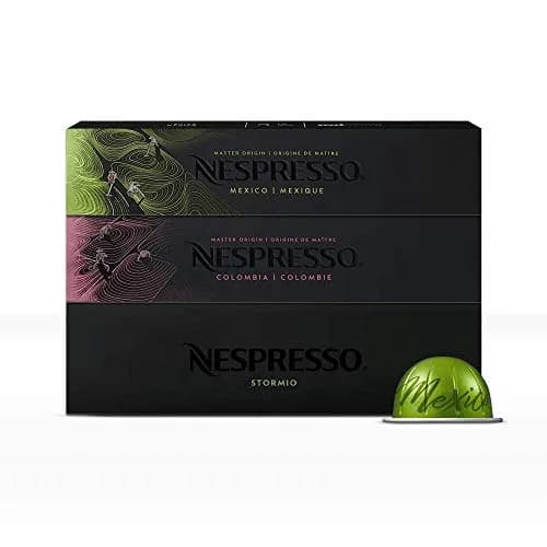 Nespresso, Café, Paquete de 30 cápsulas de Sistema Vertuo (Incluye 10 cápsulas de cada variedad)