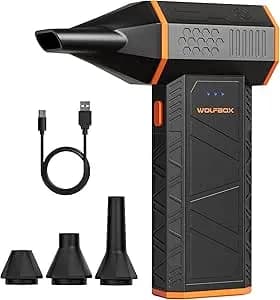 WOLFBOX Plumero de Aire Eléctrico MF50 con 110