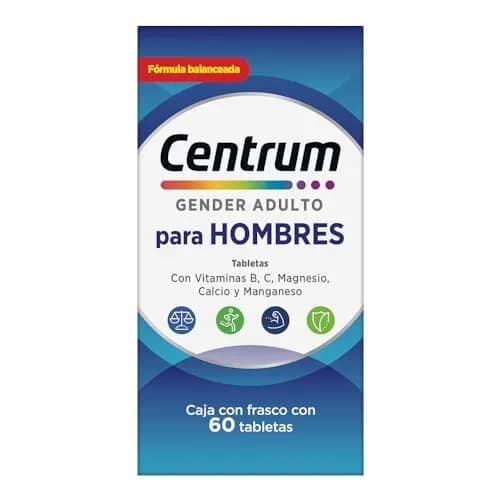Centrum Multivitaminico Gender Adulto Hombre com Magnesio
