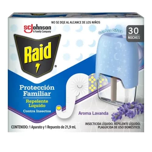 Raid Protección familiar Aparato + Repuesto 30 noches