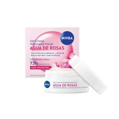 NIVEA Agua de Rosas Gel Crema Hidratante (50 ml)