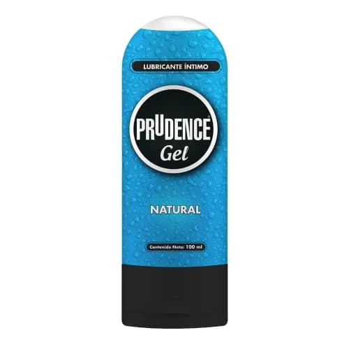 prudence gel, lubricante intimo a base de agua, comestible sin color, no mancha la piel ni la ropa