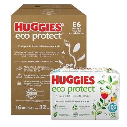Huggies Eco Protect Pañal Desechable para bebé